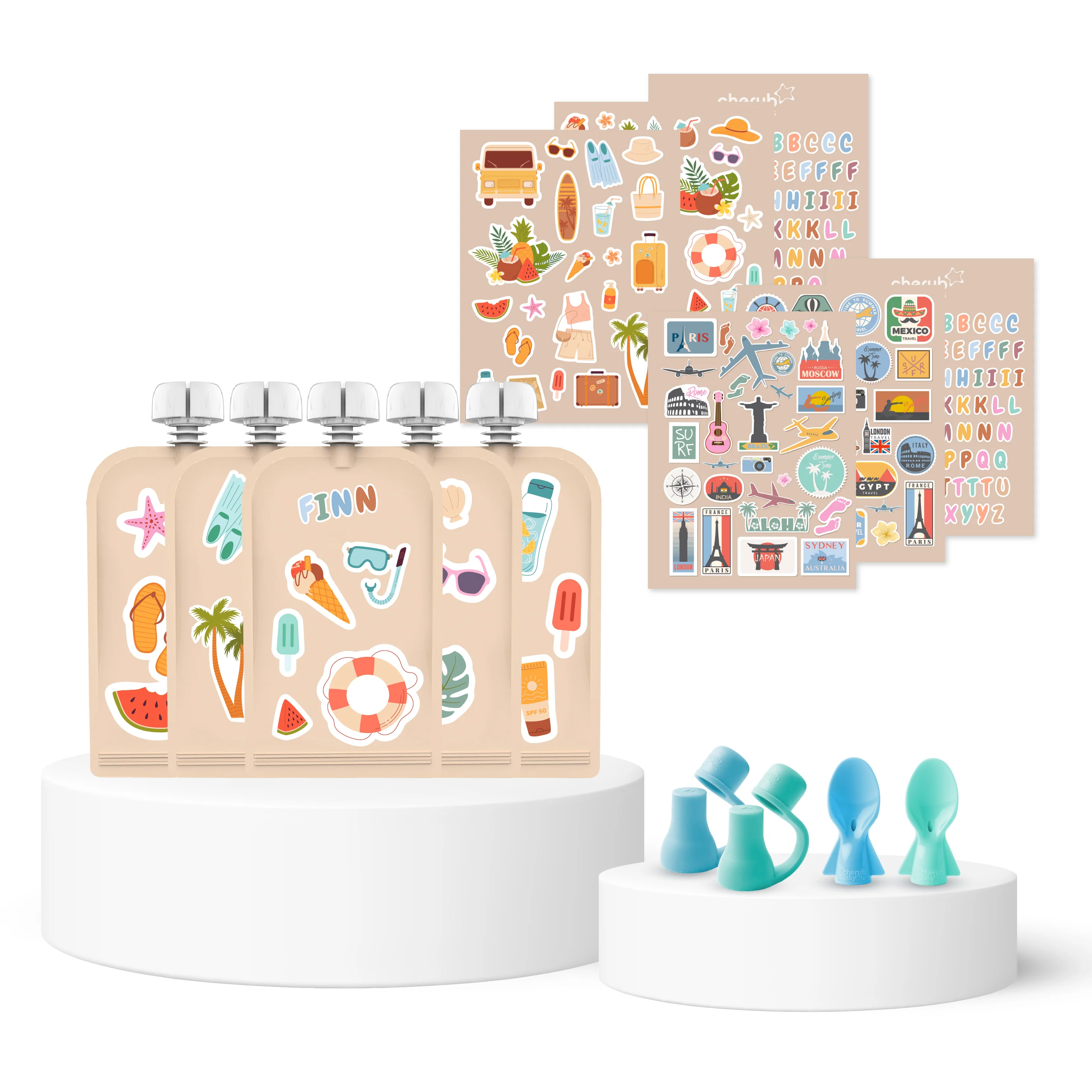 3 - 6 Months Collection - Baby Feeding, Thermometers, Montessori Toys